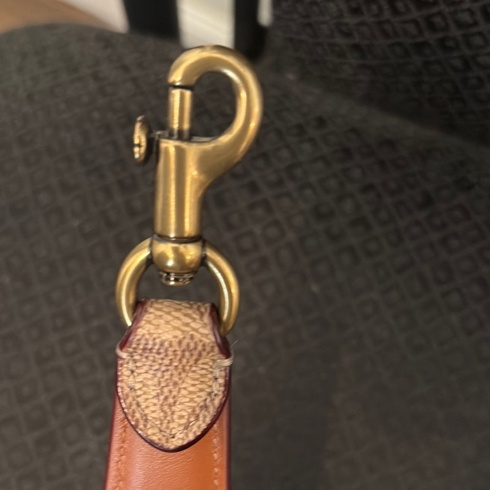 Coach Embellished Tan bag Strap - Picture 8 of 11